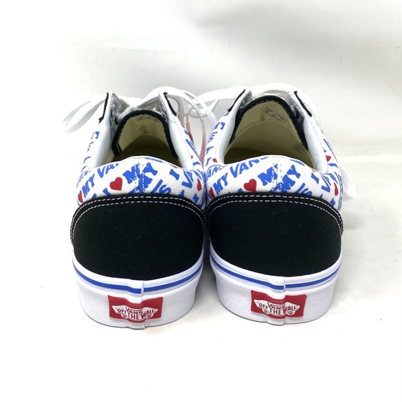 VANS Old Skool Skate Shoes Men Suede Black White Canvas Low Top Custom Alsu01240 - Picture 5 of 11